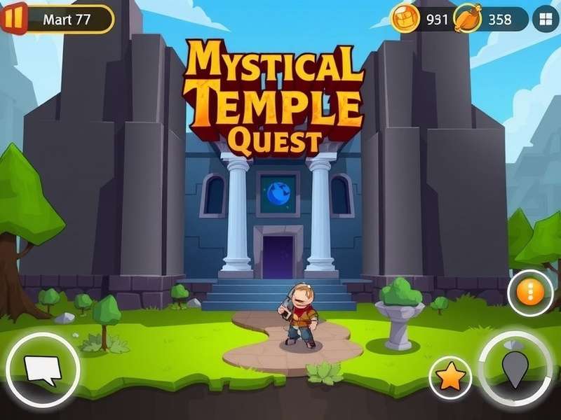 Mystical Temple Quest Game Screenshot